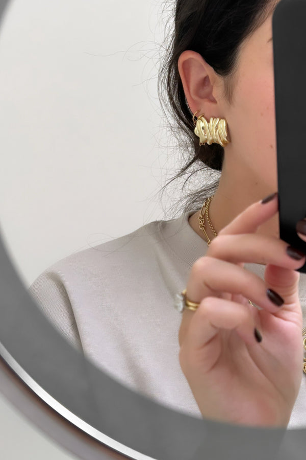 Rossellini Earrings Gold