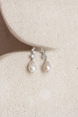 Crystal Wave Earrings