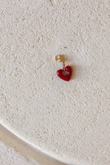 Cherry Heart Charm