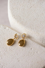 Gold Sol Earrings