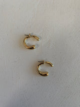 Gold Backward Earrings