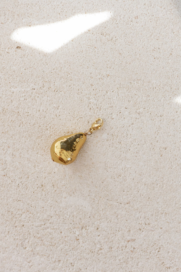 Gold Dipped Pearl Charm