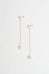 Floating Pearl Earrings